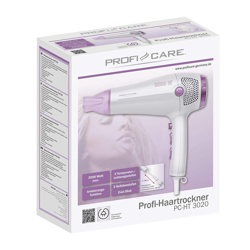 سشوار پروفی ‎کر PROFI CARE PC-HT 3020