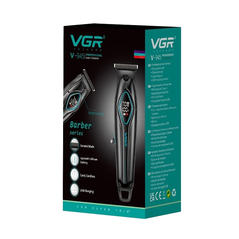 ماشین اصلاح موی سر و صورت وی جی آر مدل VGR V-945