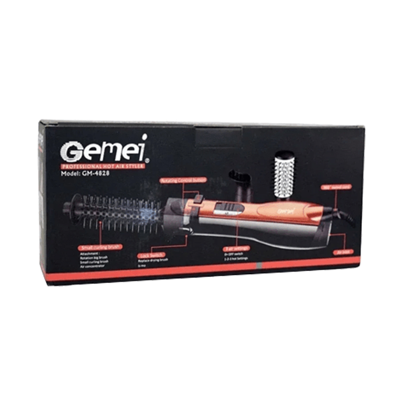 سشوار برس‌دار چرخشی جیمی GEEMY GM-4828